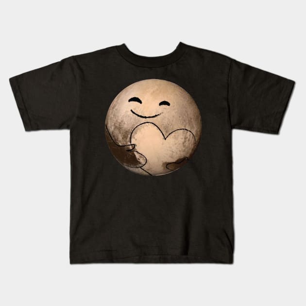 Love Pluto Kids T-Shirt by deancoledesign